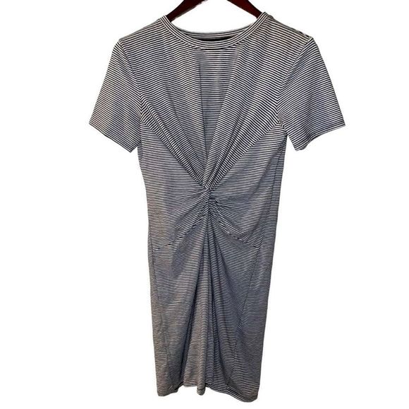 Knotted Tee Dress by: Theory - Picture 1 of 10